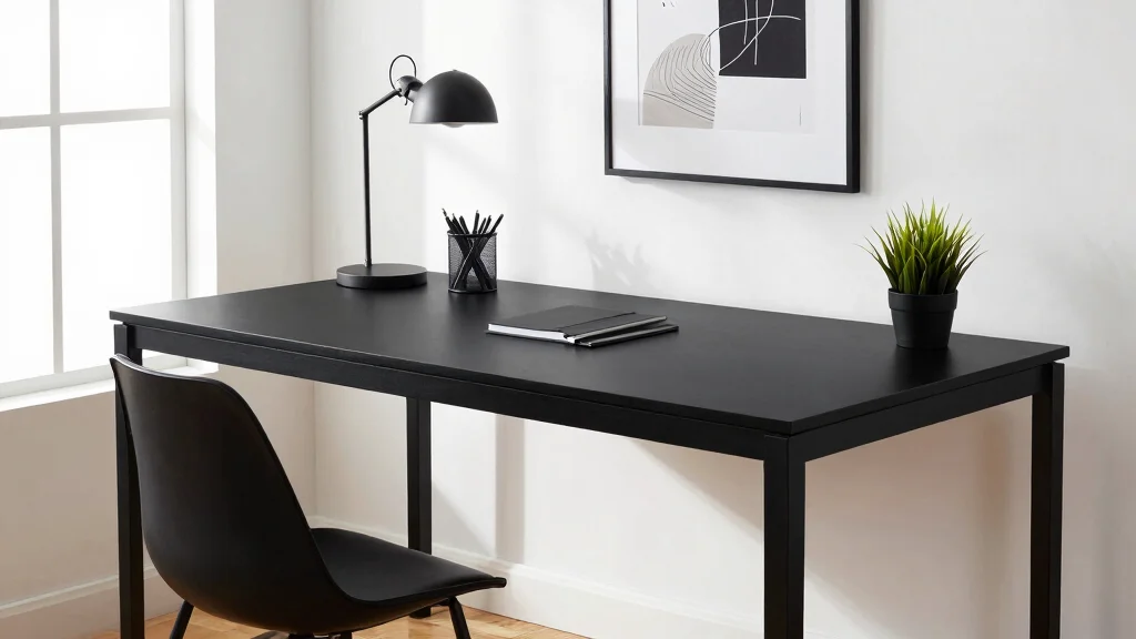 14 All Black Desk Setup Ideas That Look Sleek