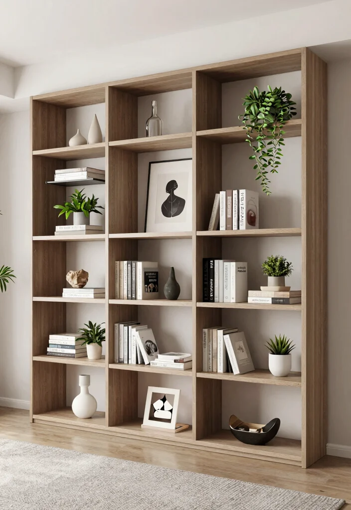 14 Bookshelf Built-in Wall Ideas That Feel Seamless - 12. Modular Shelving Units 1