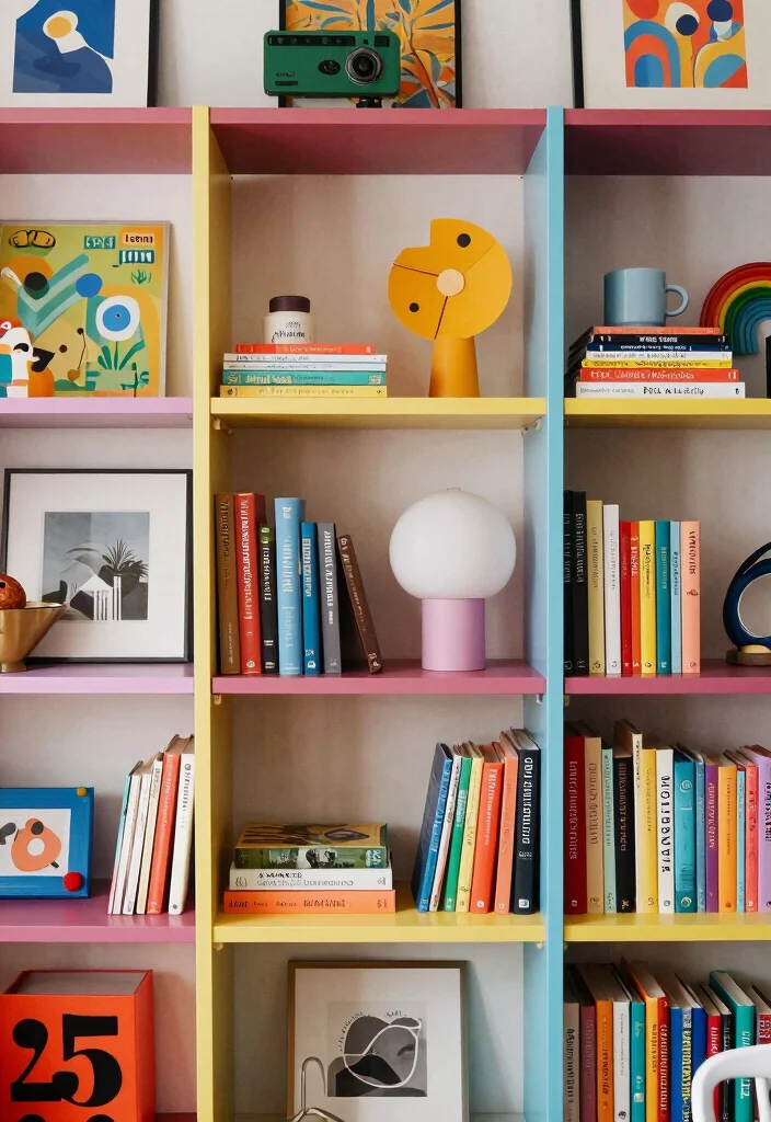 14 Cheap Bookshelf Makeover Ideas That Look Expensive 64 14 Cheap Bookshelf Makeover Ideas That Look Expensive - 14. Mix and Match Styles 1