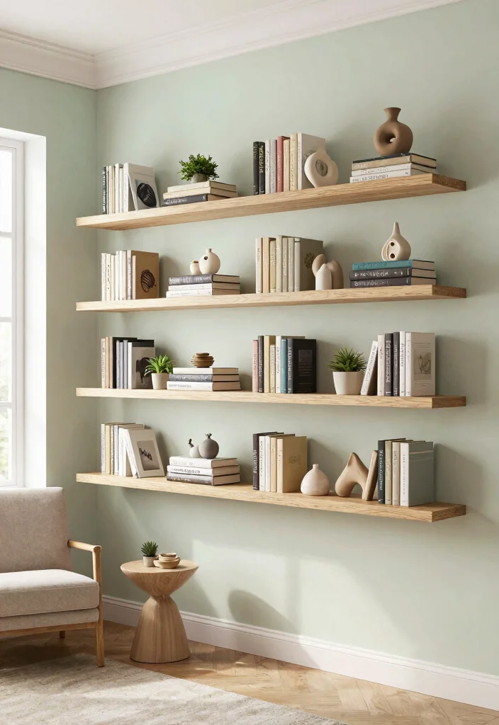14 Cheap Bookshelf Makeover Ideas That Look Expensive 2 14 Cheap Bookshelf Makeover Ideas That Look Expensive - 2. Wall-Mounted Bookshelves 1