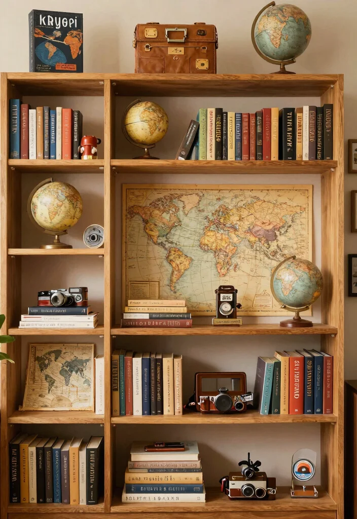 14 Cheap Bookshelf Makeover Ideas That Look Expensive 38 14 Cheap Bookshelf Makeover Ideas That Look Expensive - 8. Themed Displays 1