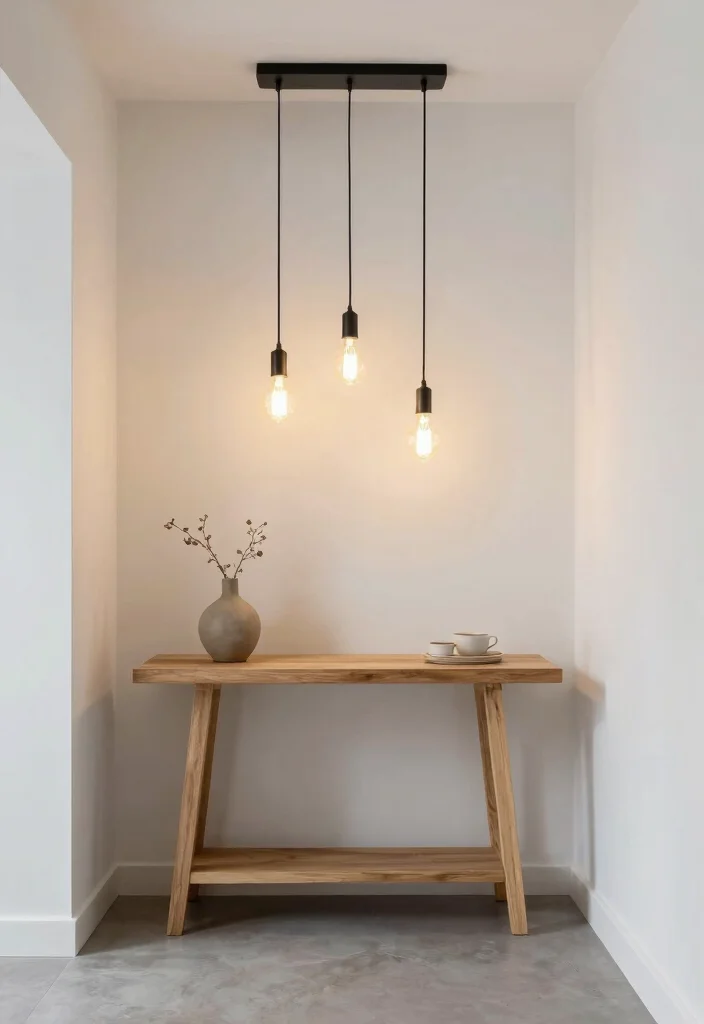 14 Entryway Pendant Light Ideas for a Stunning First Impression - 14. Minimalist Edison Bulb Designs 1