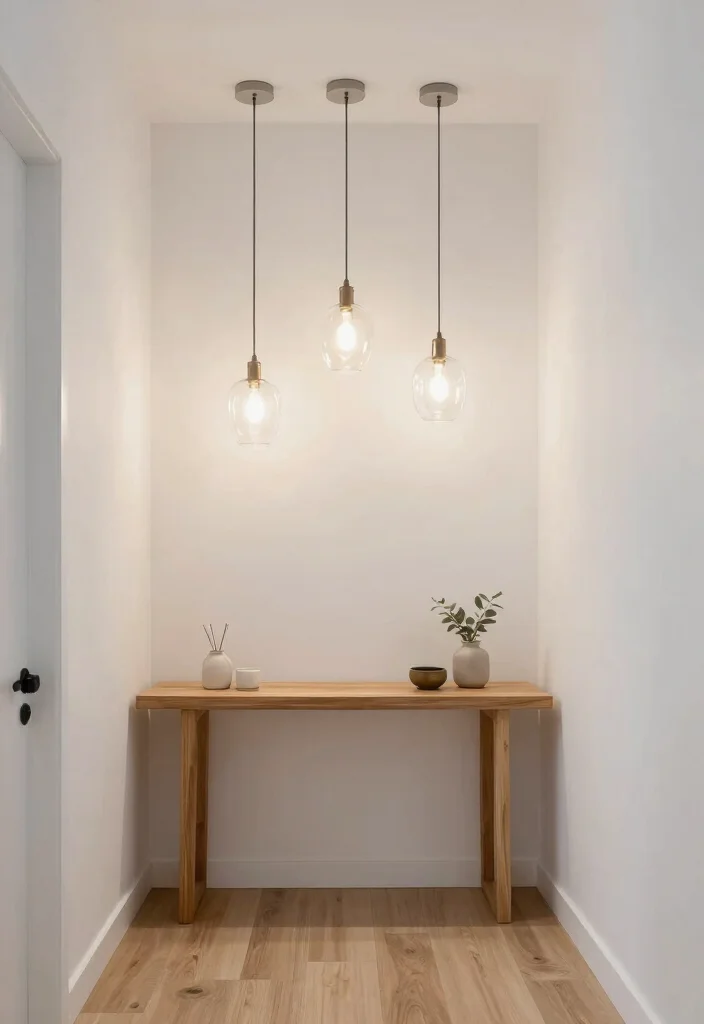 14 Entryway Pendant Light Ideas for a Stunning First Impression - 5. Clear Glass Shades 1