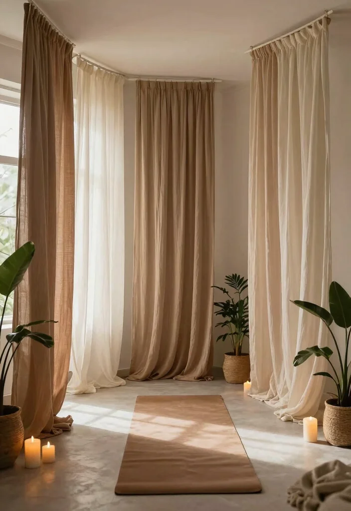 14 Fabric Strip Curtains Ideas With Boho Charm - 13. Curate a Themed Space 1