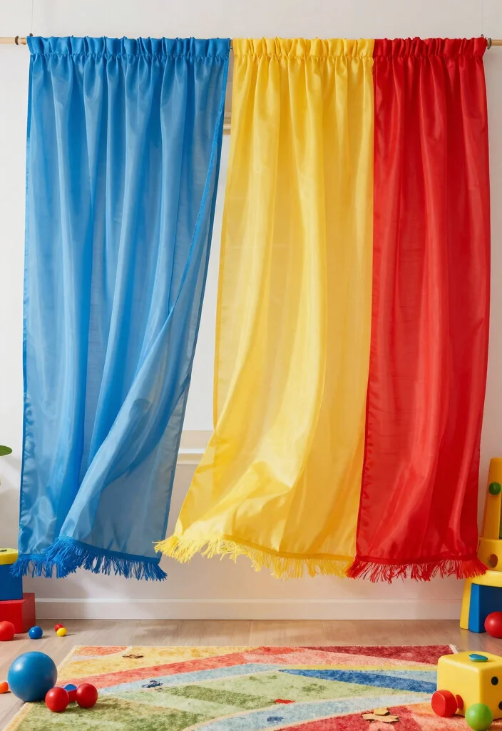 14 Fabric Strip Curtains Ideas With Boho Charm - 7. Fringed Edges for a Playful Touch 1