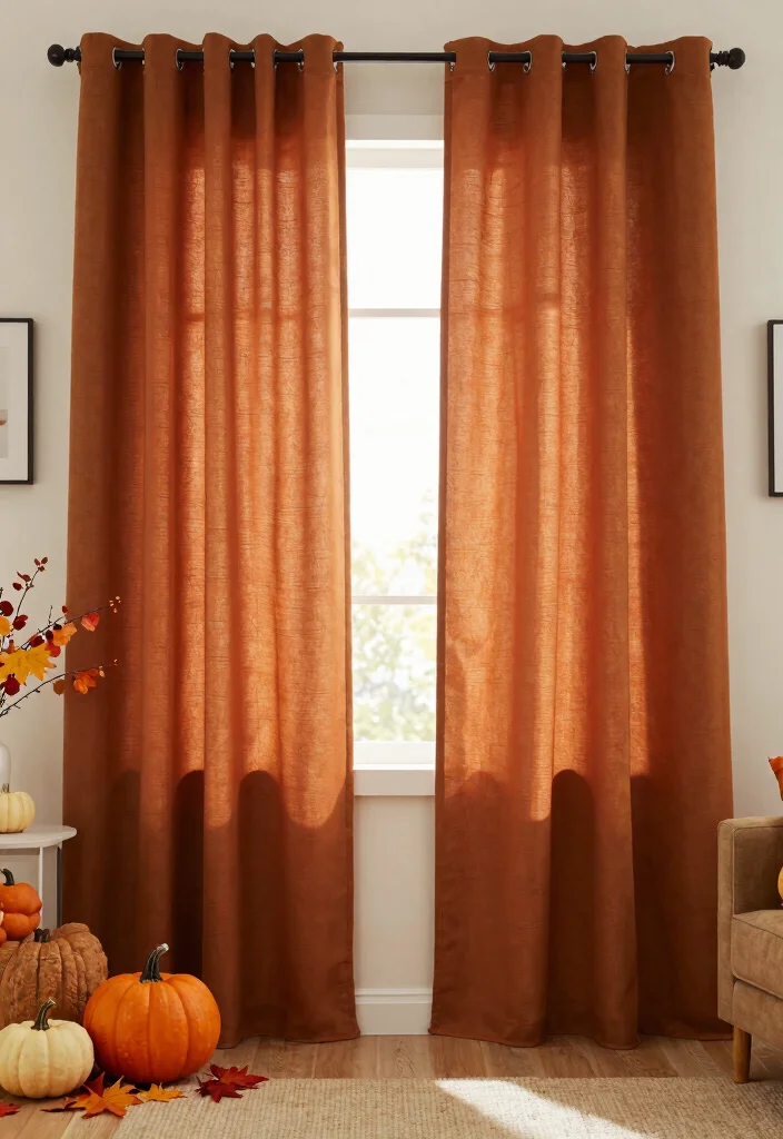 14 Fabric Strip Curtains Ideas With Boho Charm - 9. Seasonal Inspiration 1