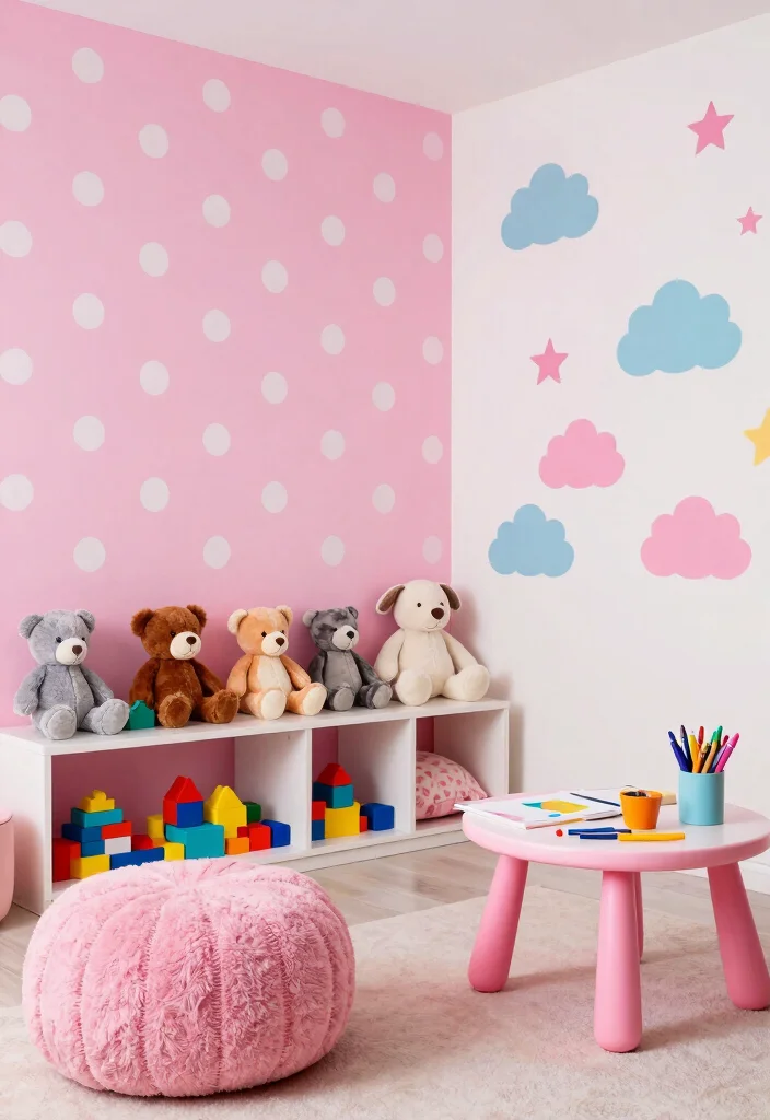 14 Pink Wallpaper for Wall Ideas That Feel Soft & Cute 13 14 Pink Wallpaper for Wall Ideas That Feel Soft & Cute - 3. Cute Room Ideas with Pink Accents 1