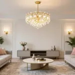 14 Small Chandelier Living Room Ideas That Add Glam