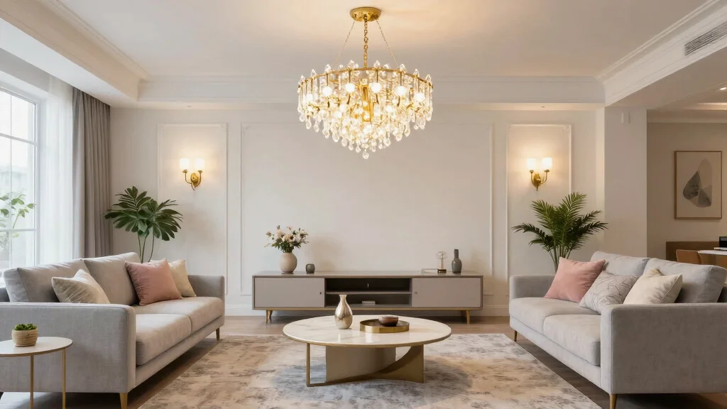 14 Small Chandelier Living Room Ideas That Add Glam