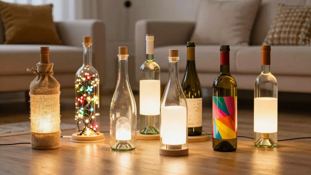 14 Wine Bottle Lamp Ideas That Feel Creative
