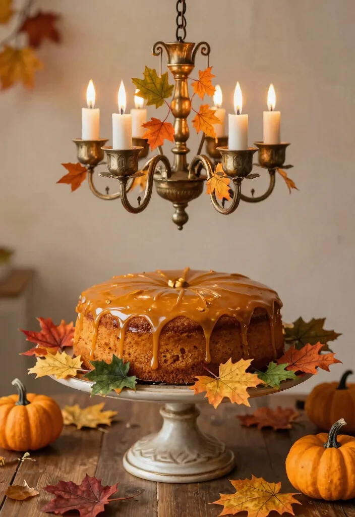 15 Chandelier Cake Stand Ideas That Look Elegant - 12. Seasonal Themes 1