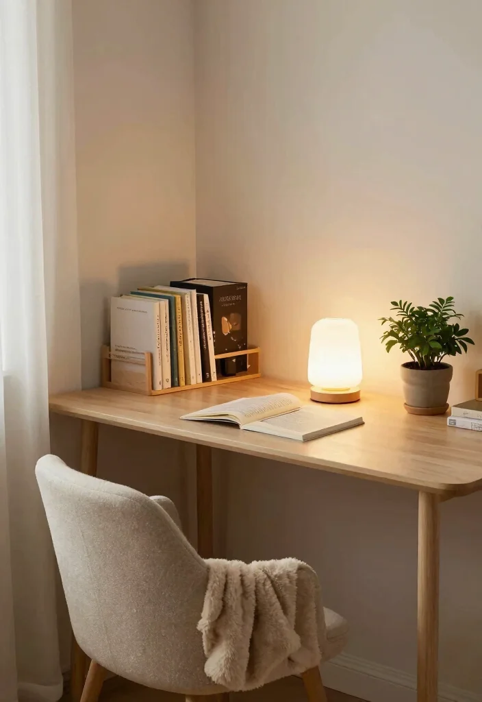 15 Chic Desk Setup Ideas That Feel Designer Inspired - 7. Cozy Nook 1