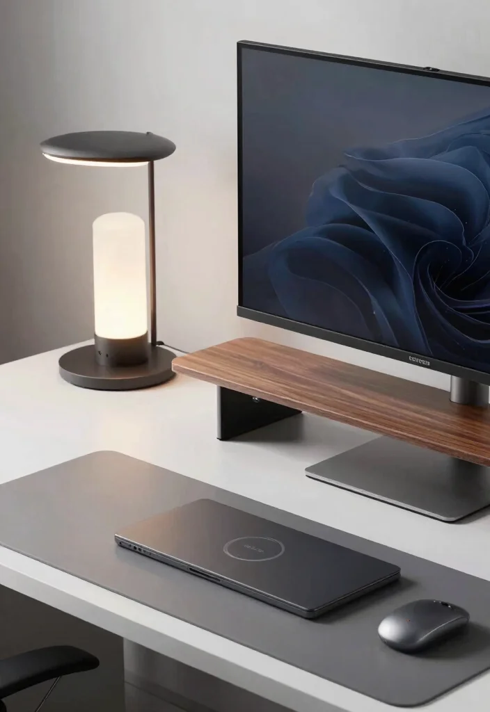 15 Chic Desk Setup Ideas That Feel Designer Inspired - 8. Tech-Integrated Design 1