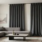 15 Dark Grey Curtains Living Room Ideas With Moody Vibes