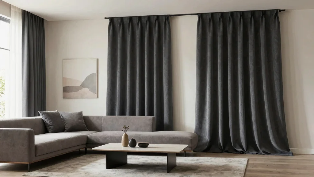 15 Dark Grey Curtains Living Room Ideas With Moody Vibes