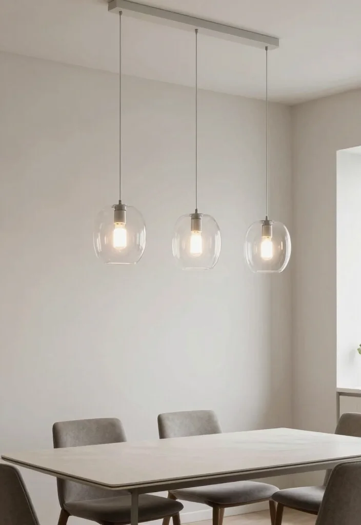 15 Large Glass Pendant Light Ideas That Make a Statement - 12. Minimalist Glass Pendants 1