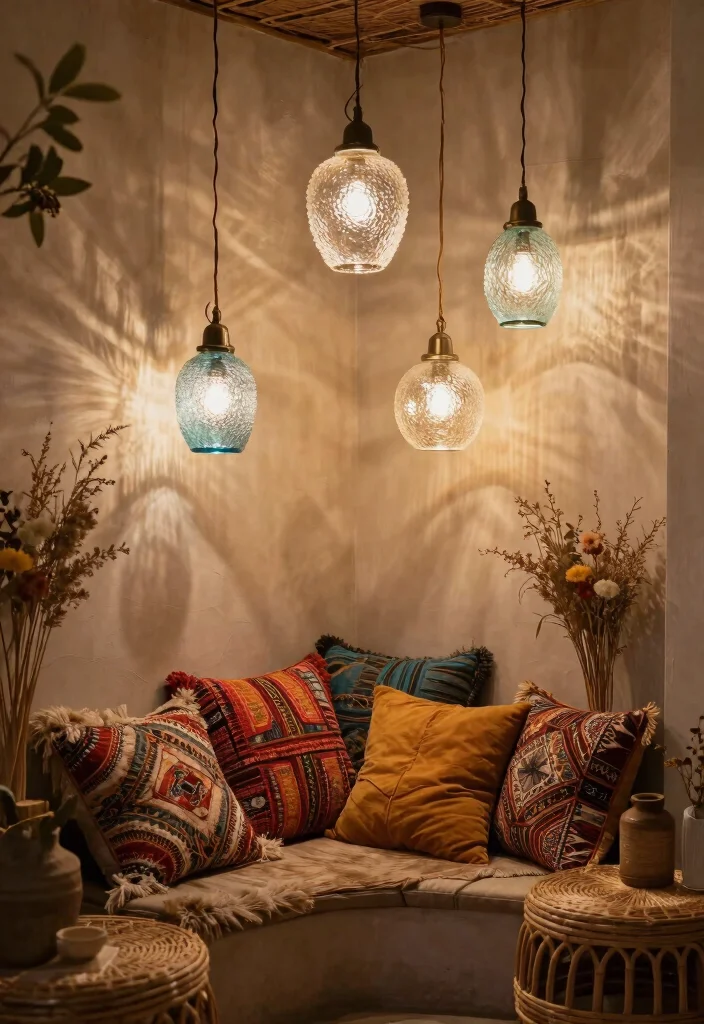 15 Large Glass Pendant Light Ideas That Make a Statement - 5. Textured Glass Pendant Lights 1