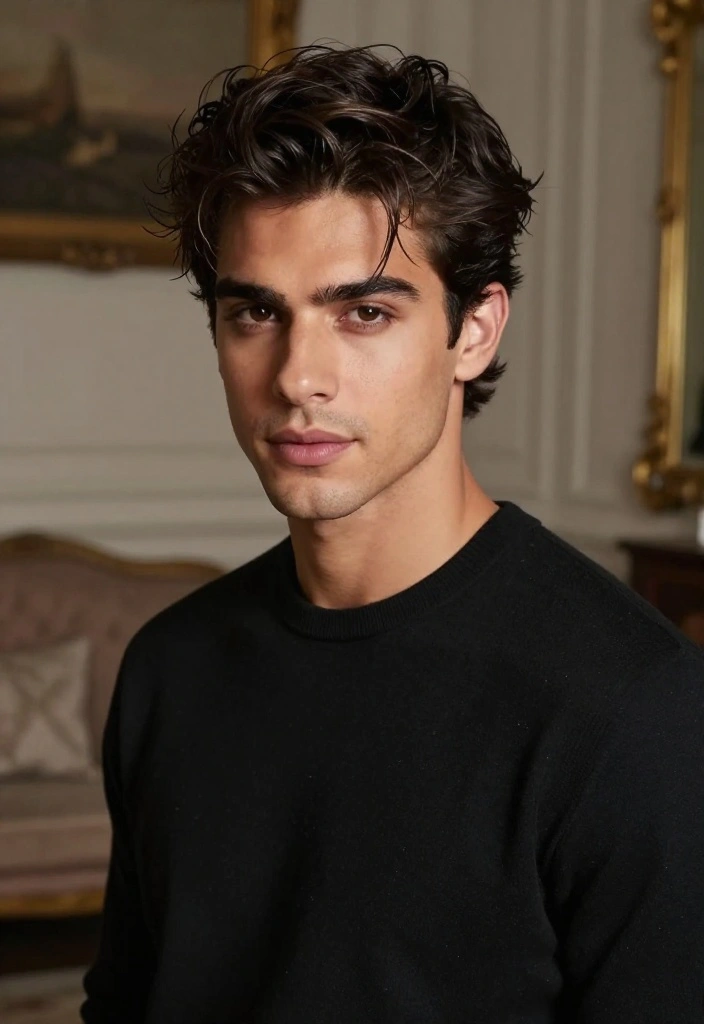 15 Messy Curtains Hair Men Ideas for Effortless Style - 5. Side-Swept Messy Curtains 1