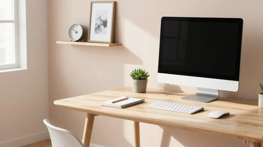 15 Minimalistic Desk Setup Ideas That Stay Clean