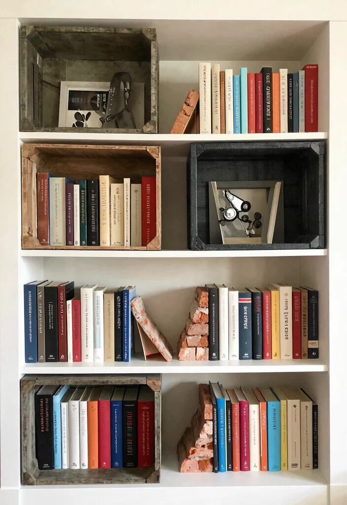 15 Open Bookshelf Styling Ideas That Look Effortless - 14. DIY Book Displays 1