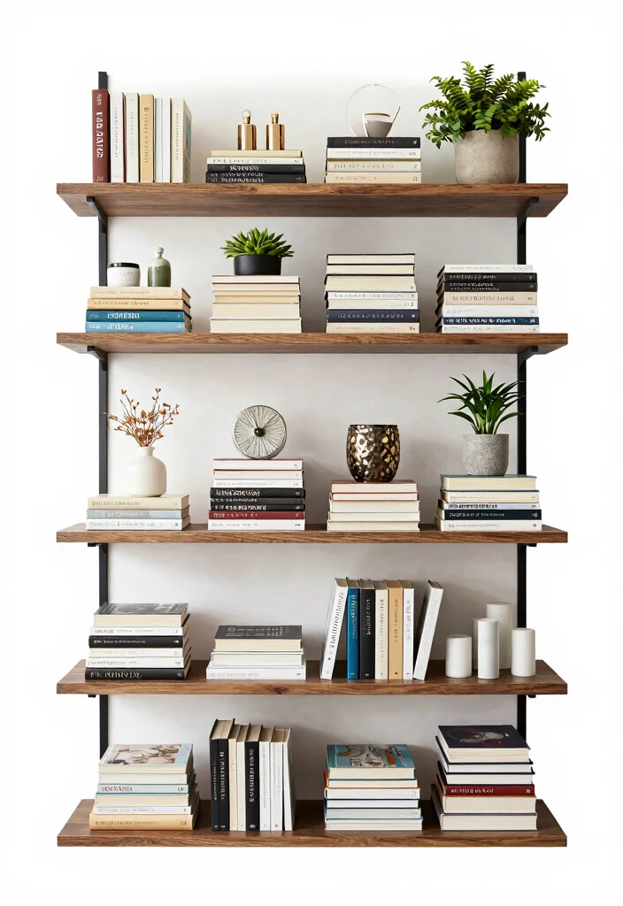 15 Open Bookshelf Styling Ideas That Look Effortless - 8. Use Space Creatively 1