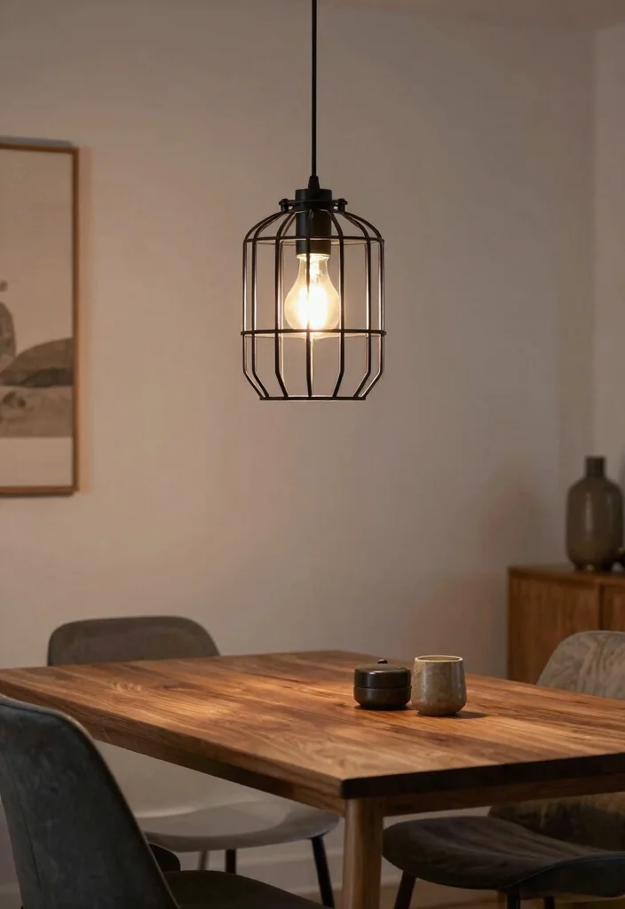 15 Vintage Table Lamp Ideas With Timeless Charm - 10. Artistic Caged Lamps 1