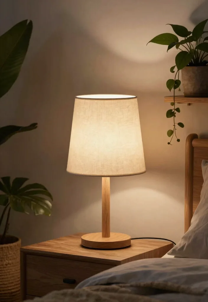 15 Vintage Table Lamp Ideas With Timeless Charm - 11. Nature-Inspired Lamps 1