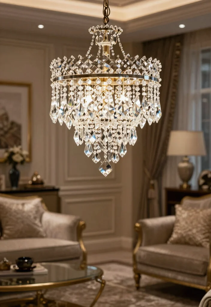15 Vintage Table Lamp Ideas With Timeless Charm - 12. Luxurious Crystal Lamps 1