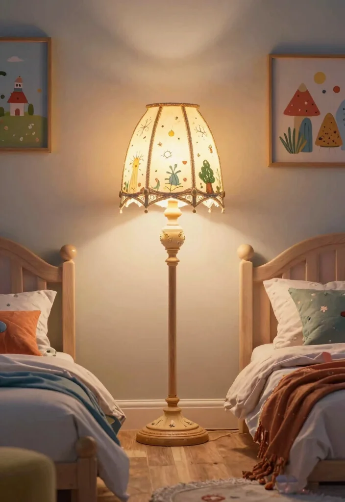 15 Vintage Table Lamp Ideas With Timeless Charm - 15. Whimsical Fairy Tale Lamps 1