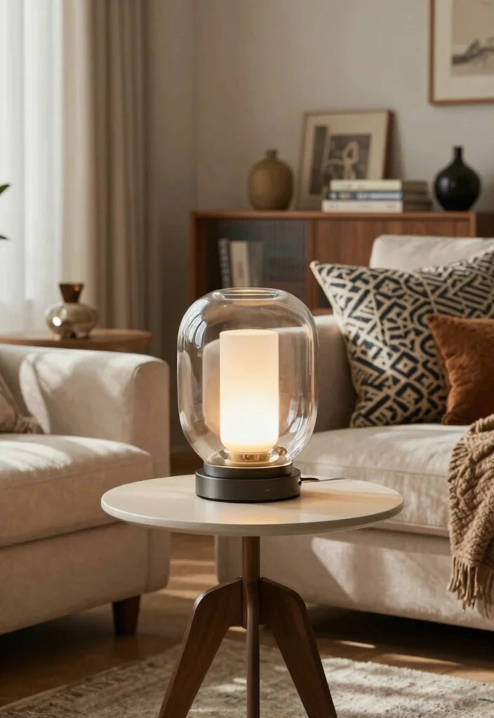 15 Vintage Table Lamp Ideas With Timeless Charm - 2. Elegant Glass Shade Lamps 1