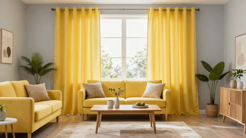 15 Yellow Curtains Living Room Ideas That Brighten Instantly