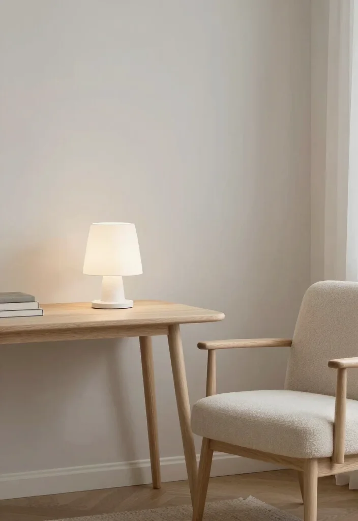 16 Antique Lamp Shades Ideas With Classic Elegance - 13. Minimalist Scandinavian Shades 1