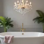 16 Chandelier Over Bathtub Ideas That Feel Luxurious