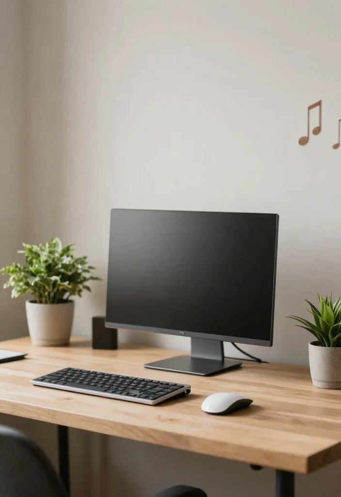 16 Cozy Desk Setup Ideas That Feel Warm & Inviting - 16. A Calm and Quiet Surrounding 1