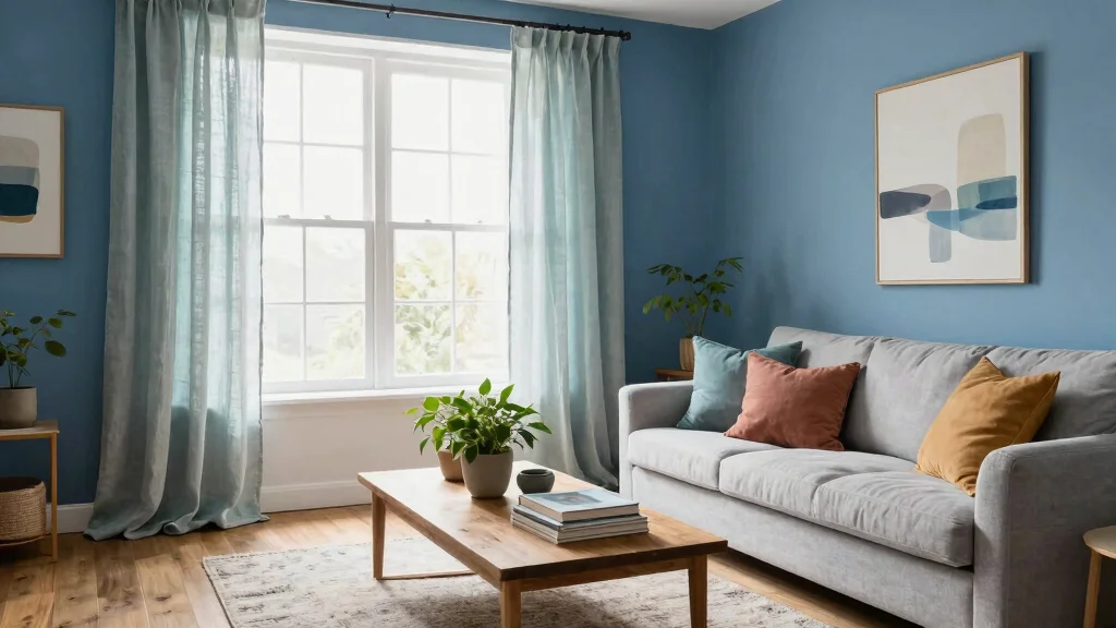 16 Curtains for Blue Walls Ideas That Match Perfectly