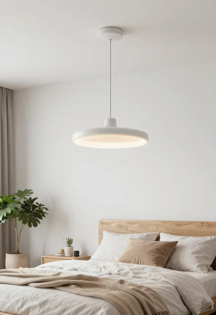 16 False Ceiling With Chandelier Ideas That Look Grand - 5. Serene Minimalism 1