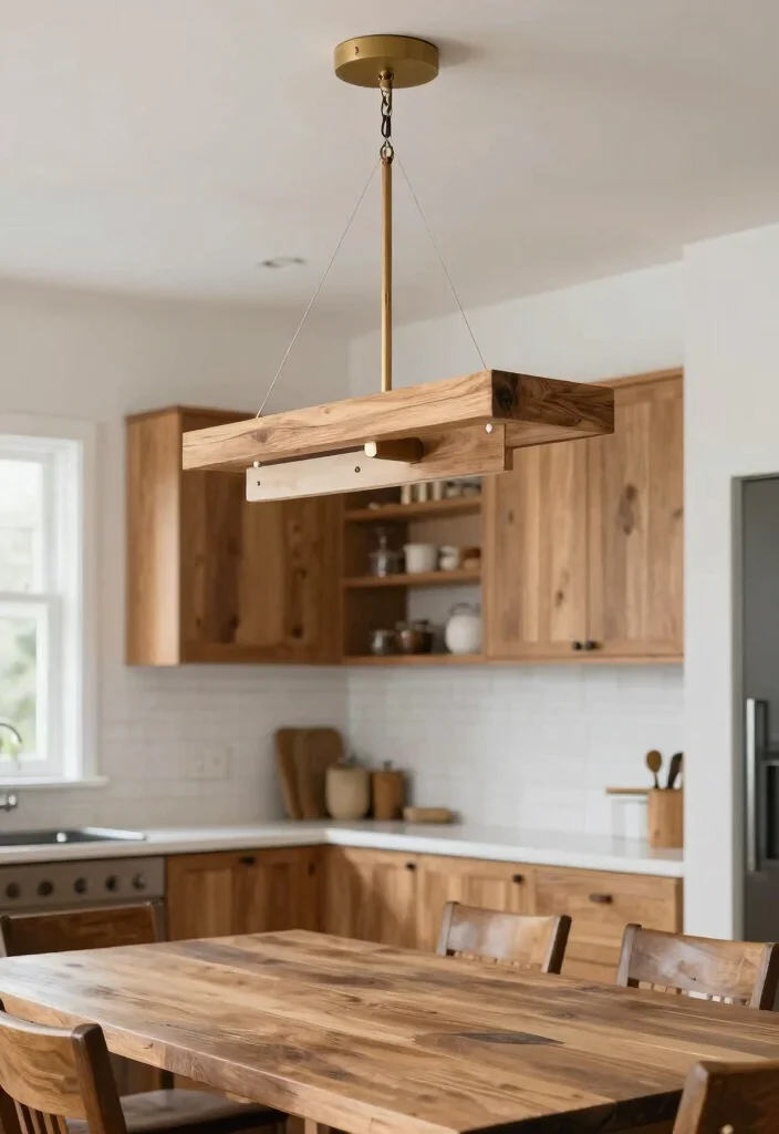 16 Farmhouse Chandelier Kitchen Ideas With Rustic Charm 63 16 Farmhouse Chandelier Kitchen Ideas With Rustic Charm - 13. Rustic and Vintage Mixing with Modern Elements 1