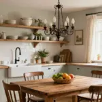 16 Farmhouse Chandelier Kitchen Ideas With Rustic Charm