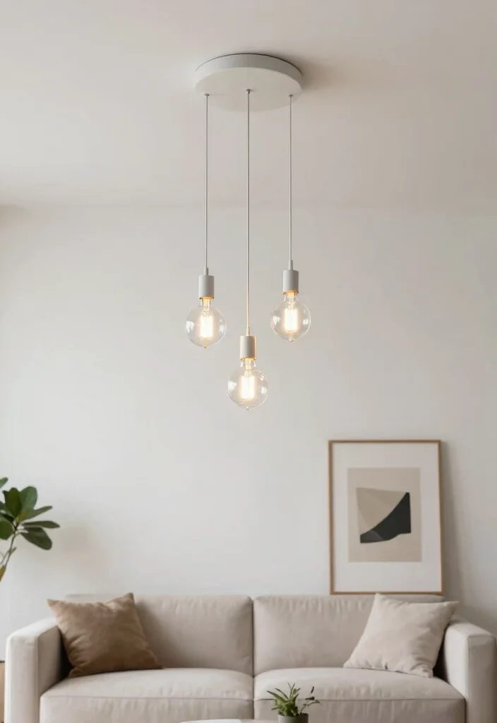 16 Glass Pendant Light Ideas That Instantly Elevate Your Space - 6. Minimalistic Clear Glass Bulbs 1