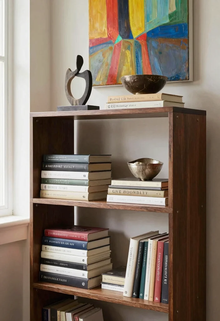 16 Living Room Bookshelf Ideas That Elevate Your Decor - 4. Artful Book Display 1