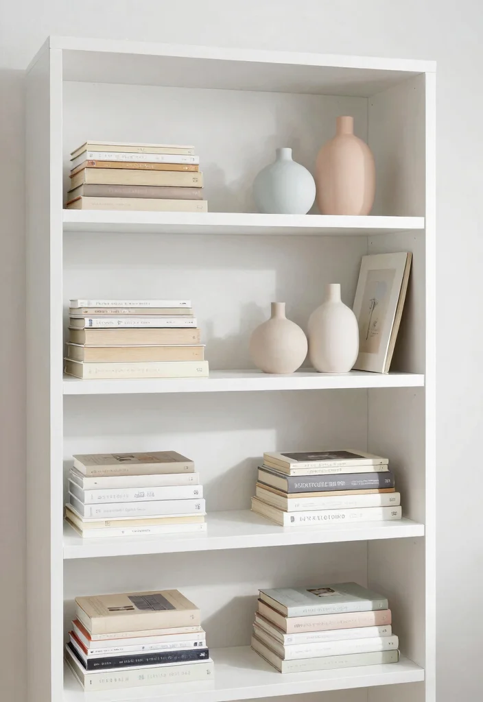16 Room Decor Bookshelf Ideas That Show Personality - 1. A Clean Slate with Crisp White 1