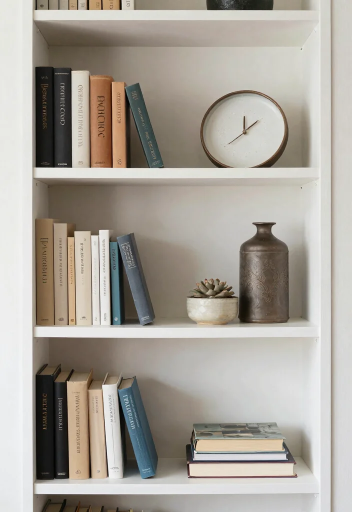 16 Room Decor Bookshelf Ideas That Show Personality - 16. The Balance of Function and Aesthetics 1