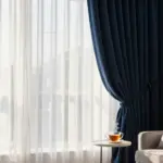 16 Sheer Curtains With Blackout Curtains Ideas That Layer Beautifully