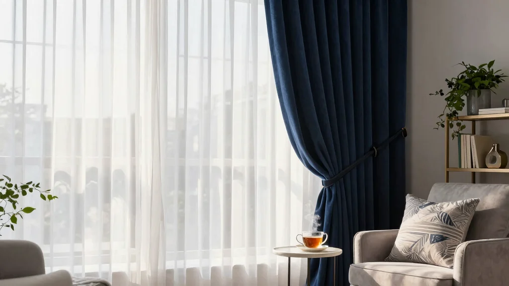 16 Sheer Curtains With Blackout Curtains Ideas That Layer Beautifully
