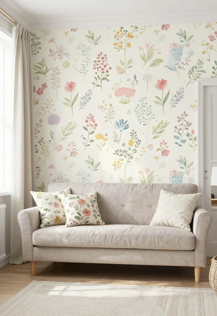 16 Wallpaper for Wall Ideas That Transform Any Room - 16. Seasonal Theme Wallpapers 1