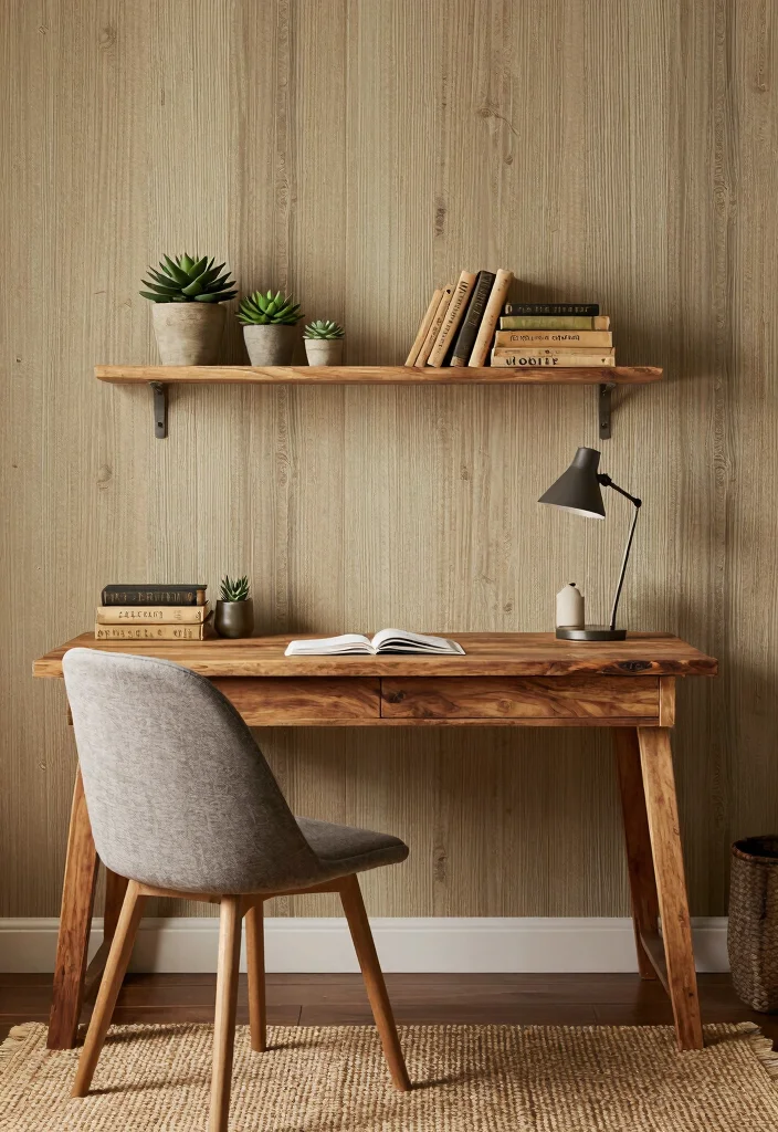 16 Wallpaper for Wall Ideas That Transform Any Room - 2. Recycled Textures 1