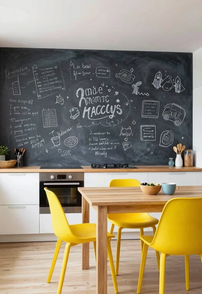 16 Wallpaper for Wall Ideas That Transform Any Room - 7. Chalkboard Paint Wallpapers 1