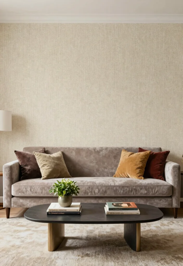 16 Wallpaper for Wall Ideas That Transform Any Room - 8. Textured Grasscloth Wallpaper 1