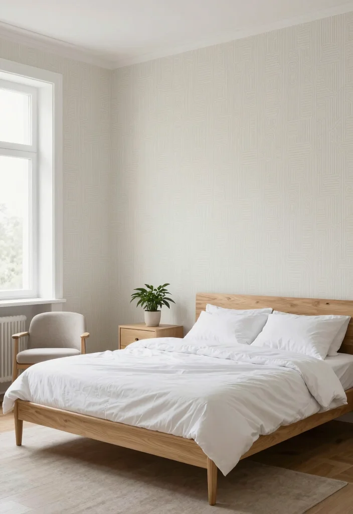 16 Wallpaper for Wall Ideas That Transform Any Room - 9. Minimalist Scandinavian Designs 1