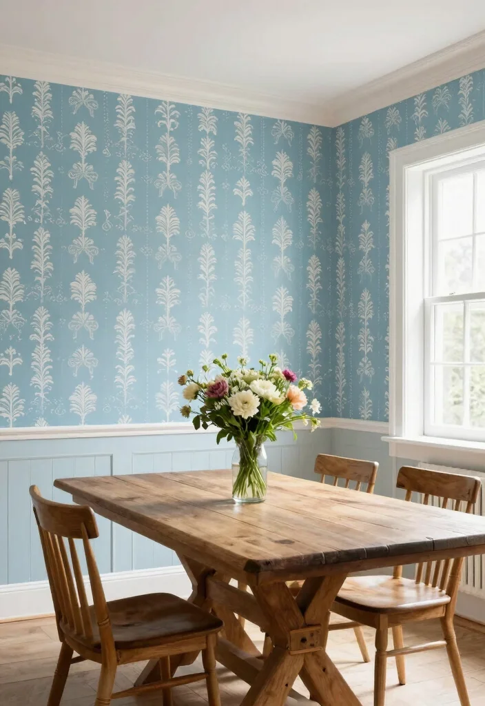 16 Wallpaper in Wall Moulding Ideas That Look Luxe - 11. Classic Pinto Patterns 1